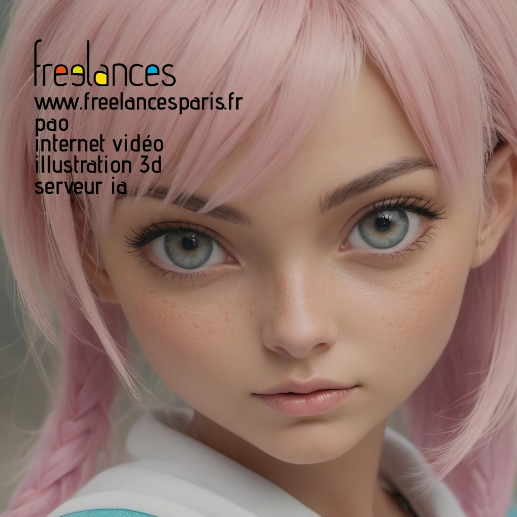 Pao mise en page internet vidéo illustration 3d serveur IA générative AI freelance paris studio de création magazines 8l5pmka0